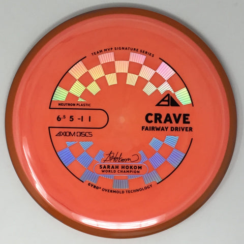 Axiom Discs Crave (Neutron - Sarah Hokom Signature Edition Project Lab Coat) Fairway Driver
