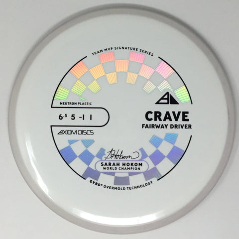 Axiom Discs Crave (Neutron - Sarah Hokom Signature Edition Project Lab Coat) Fairway Driver