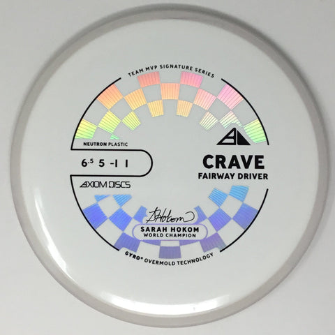 Axiom Discs Crave (Neutron - Sarah Hokom Signature Edition Project Lab Coat) Fairway Driver