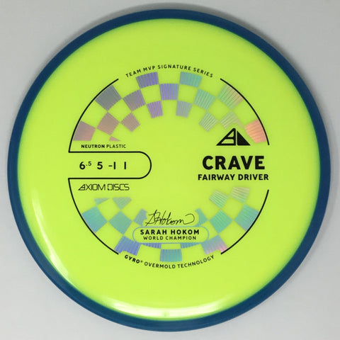 Axiom Discs Crave (Neutron - Sarah Hokom Signature Edition Project Lab Coat) Fairway Driver