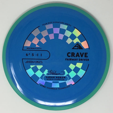 Axiom Discs Crave (Neutron - Sarah Hokom Signature Edition Project Lab Coat) Fairway Driver