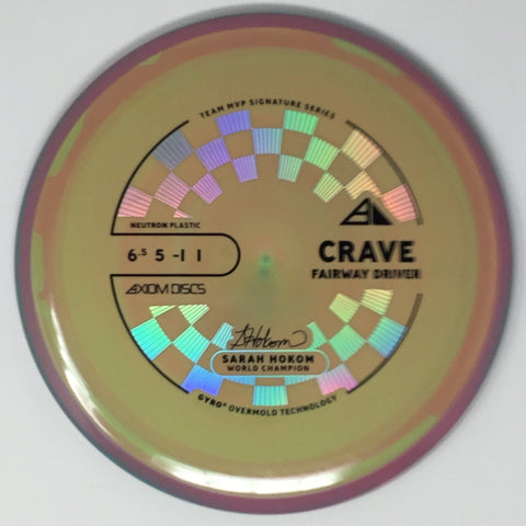 Axiom Discs Crave (Neutron - Sarah Hokom Signature Edition Project Lab Coat) Fairway Driver