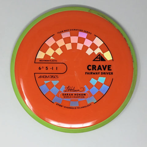 Axiom Discs Crave (Neutron - Sarah Hokom Signature Edition Project Lab Coat) Fairway Driver