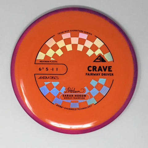 Axiom Discs Crave (Neutron - Sarah Hokom Signature Edition Project Lab Coat) Fairway Driver