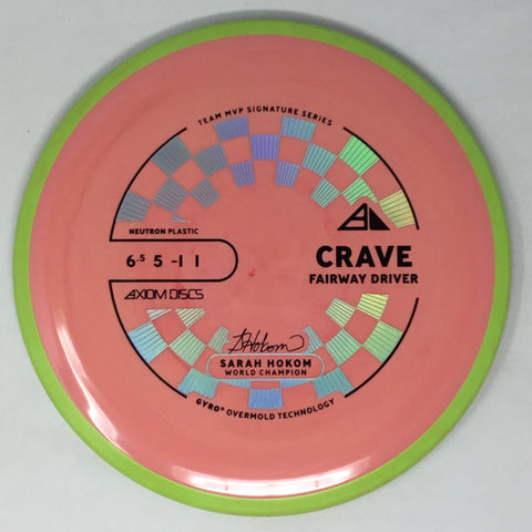 Axiom Discs Crave (Neutron - Sarah Hokom Signature Edition Project Lab Coat) Fairway Driver