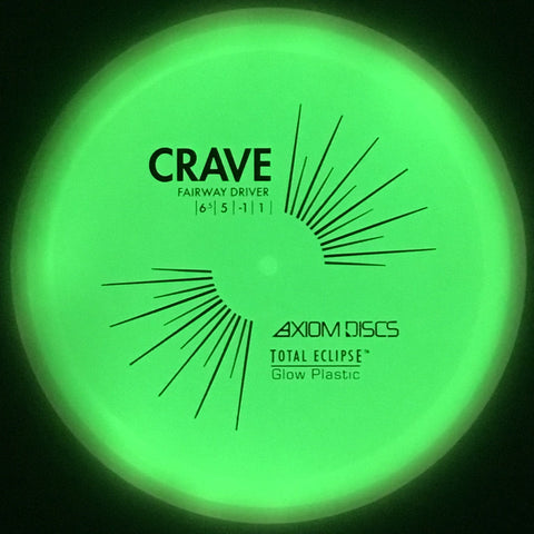 Axiom Discs Crave (Total Eclipse 2.0 Glow) Fairway Driver