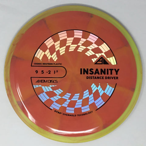 Axiom Discs Insanity (Cosmic Neutron - Project Lab Coat) Fairway Driver