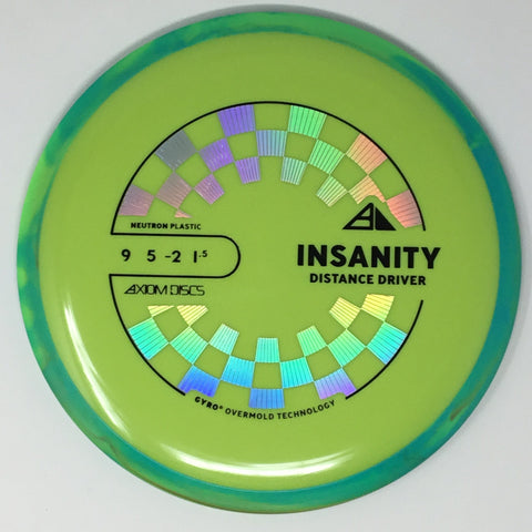 Axiom Discs Insanity (Neutron - Project Lab Coat) Fairway Driver