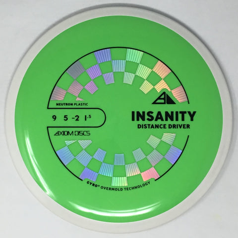 Axiom Discs Insanity (Neutron - Project Lab Coat) Fairway Driver