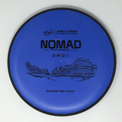 Axiom Discs Nomad (Electron Firm, James Conrad 2021 World Champion) Putt & Approach