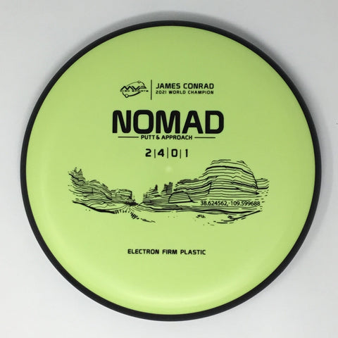 Axiom Discs Nomad (Electron Firm, James Conrad 2021 World Champion) Putt & Approach