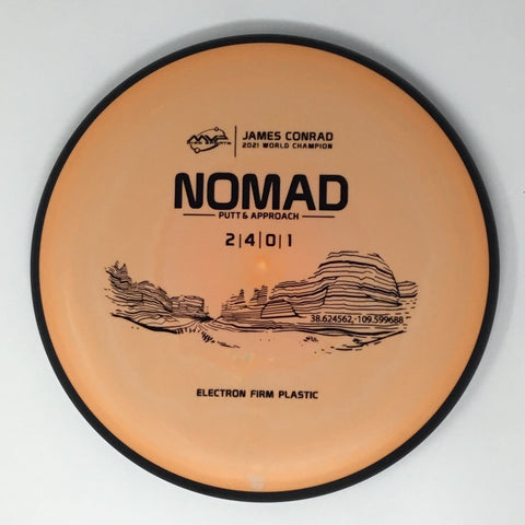 Axiom Discs Nomad (Electron Firm, James Conrad 2021 World Champion) Putt & Approach