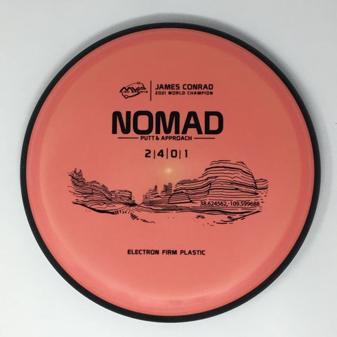 Axiom Discs Nomad (Electron Firm, James Conrad 2021 World Champion) Putt & Approach