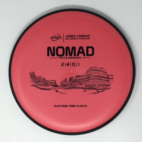 Axiom Discs Nomad (Electron Firm, James Conrad 2021 World Champion) Putt & Approach