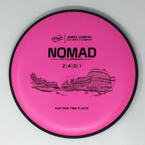 Axiom Discs Nomad (Electron Firm, James Conrad 2021 World Champion) Putt & Approach