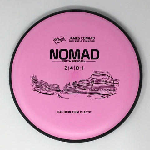 Axiom Discs Nomad (Electron Firm, James Conrad 2021 World Champion) Putt & Approach