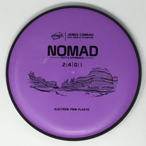 Axiom Discs Nomad (Electron Firm, James Conrad 2021 World Champion) Putt & Approach