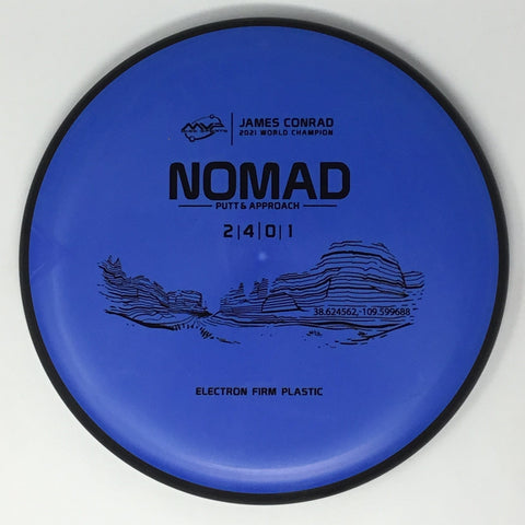 Axiom Discs Nomad (Electron Firm, James Conrad 2021 World Champion) Putt & Approach