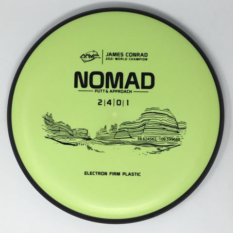 Axiom Discs Nomad (Electron Firm, James Conrad 2021 World Champion) Putt & Approach