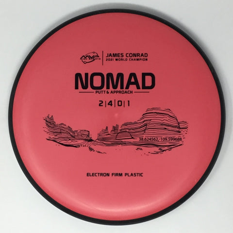 Axiom Discs Nomad (Electron Firm, James Conrad 2021 World Champion) Putt & Approach