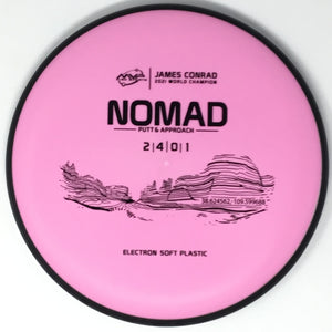 Axiom Discs Nomad (Electron Soft, James Conrad 2021 World Champion) Putt & Approach