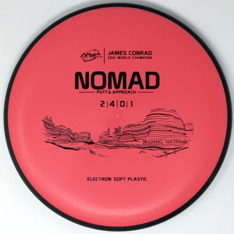 Axiom Discs Nomad (Electron Soft, James Conrad 2021 World Champion) Putt & Approach