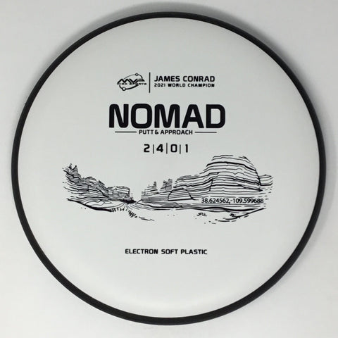 Axiom Discs Nomad (Electron Soft, James Conrad 2021 World Champion) Putt & Approach