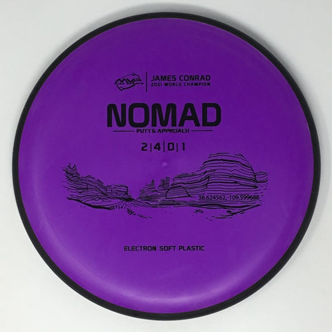 Axiom Discs Nomad (Electron Soft, James Conrad 2021 World Champion) Putt & Approach