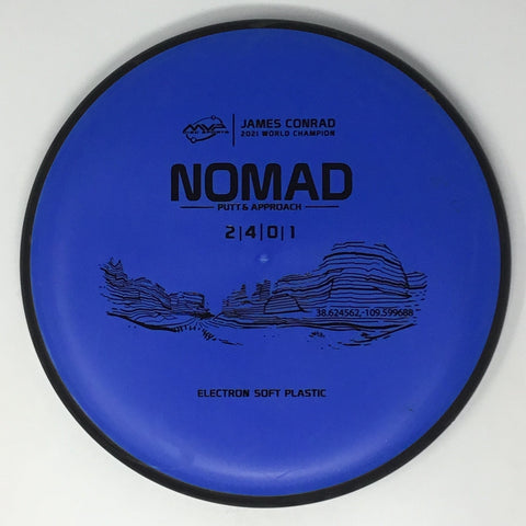 Axiom Discs Nomad (Electron Soft, James Conrad 2021 World Champion) Putt & Approach