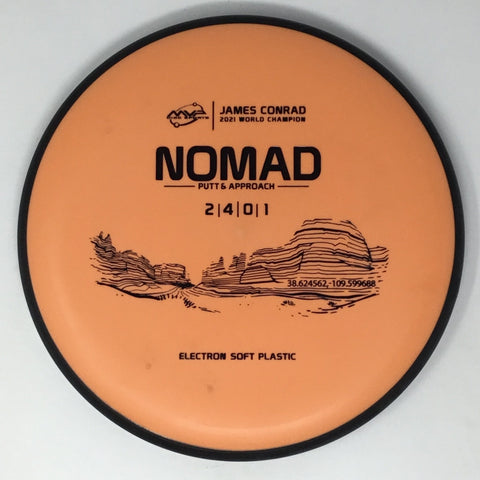 Axiom Discs Nomad (Electron Soft, James Conrad 2021 World Champion) Putt & Approach