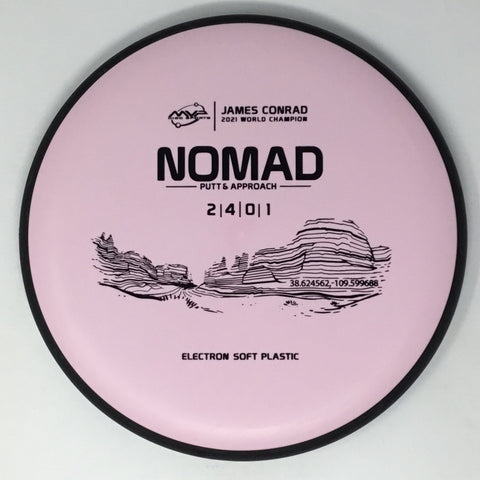 Axiom Discs Nomad (Electron Soft, James Conrad 2021 World Champion) Putt & Approach