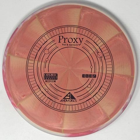 Axiom Discs Proxy (Cosmic Electron Medium) Putt & Approach