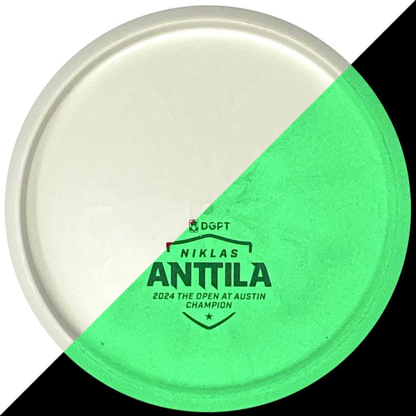 P1 (D-Line Flex 3 Glow - Niklas Anttila 2024 The Open at Austin Champion - Bottom Stamp)