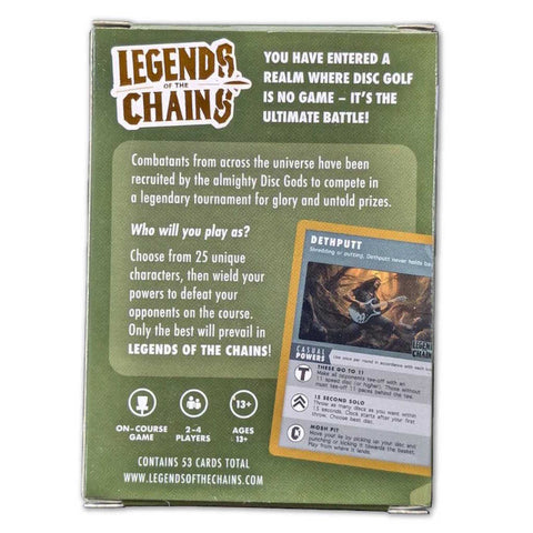 Legend of the Chains: A Card Game for the Disc Golf Course