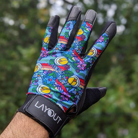 Ultimate Frisbee Gloves (Layout Classic Gloves Floral)