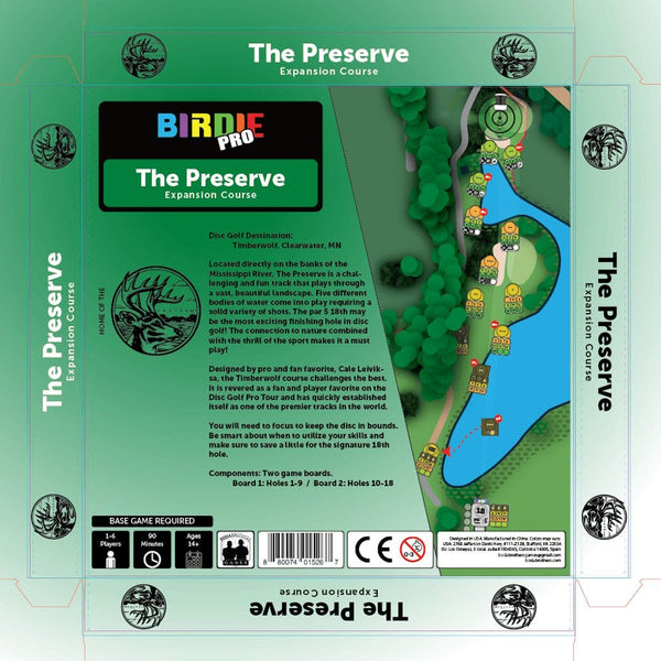 Disc Golf Board Game (Birdie PRO The Preserve Expansion Pack)