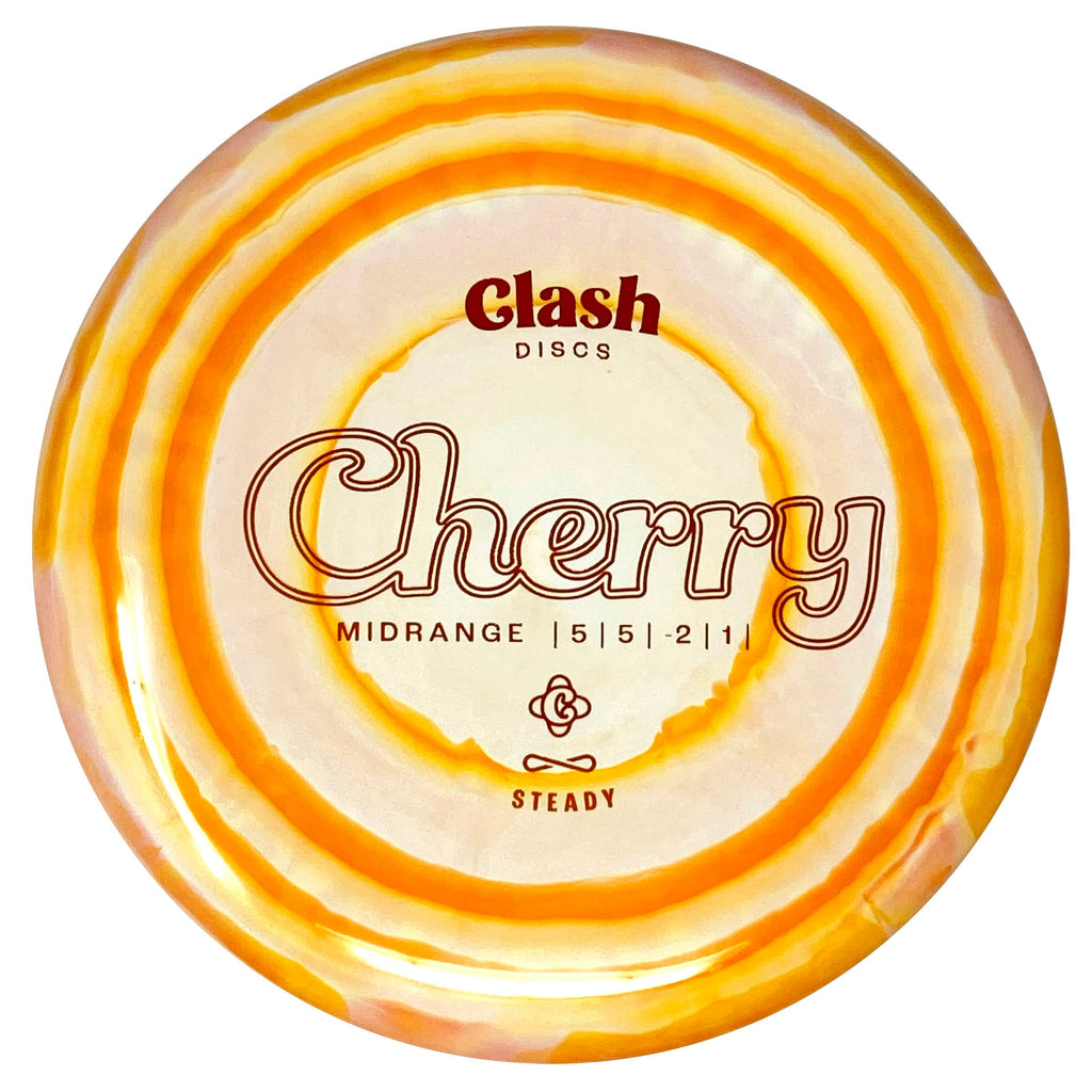 Clash Discs Steady Ring Cherry - 5 Speed Disc Golf Midrange – Disc Republic