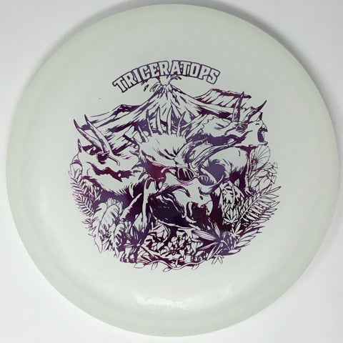 Dino Discs Triceratops (Egg Shell Glow) Putt & Approach