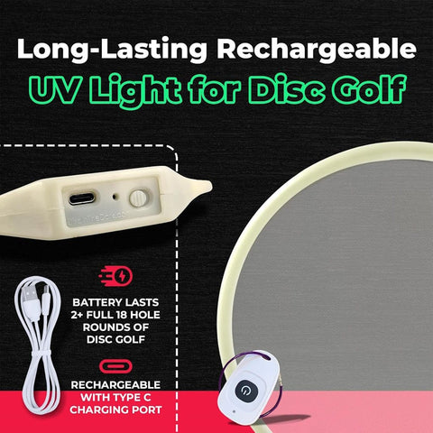 Disc in the Dark HALO Red Disc Golf Glow Charger Accessory