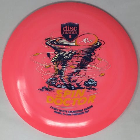 Discmania DD1 (Swirl Premier Q-Line - Spin Doctor Casey White 2026 Signature Series) Distance Driver