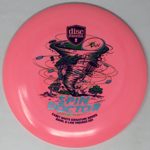 Discmania DD1 (Swirl Premier Q-Line - Spin Doctor Casey White 2026 Signature Series) Distance Driver