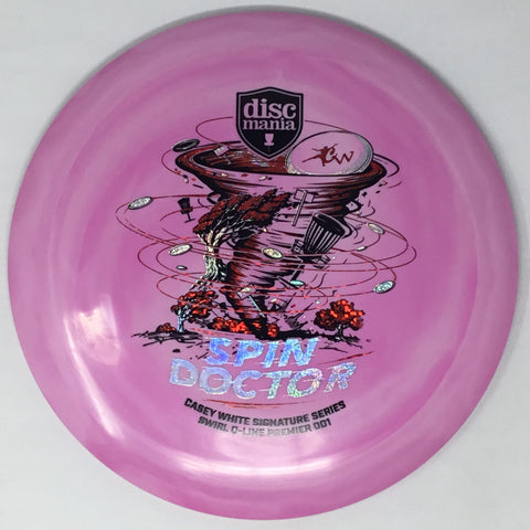 Discmania DD1 (Swirl Premier Q-Line - Spin Doctor Casey White 2026 Signature Series) Distance Driver