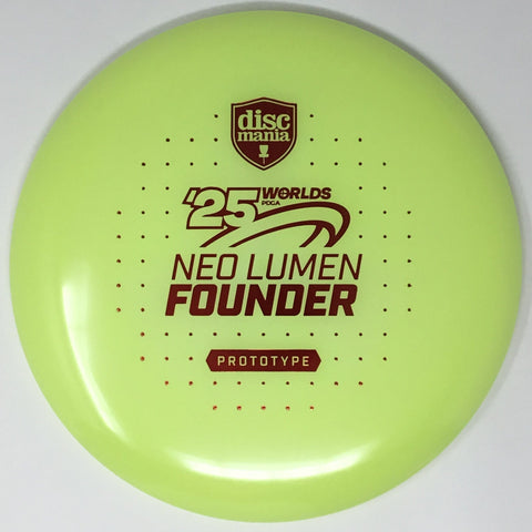 Discmania Founder (Neo Lumen - Prototype - Pro Worlds 2025) Midrange