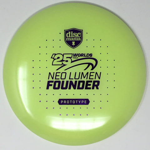 Discmania Founder (Neo Lumen - Prototype - Pro Worlds 2025) Midrange
