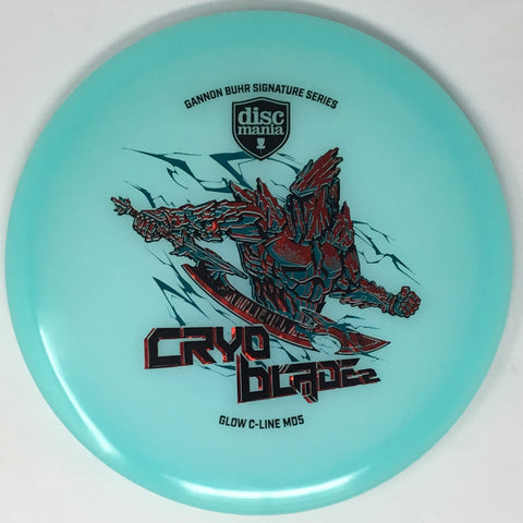 Discmania MD5 (Glow C-Line - "Cryo Blade 2" Gannon Buhr 2026 Signature Series) Midrange