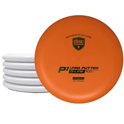 Discmania P2 (D-Line Flex 1 - 5-Putter Pack) Putt & Approach