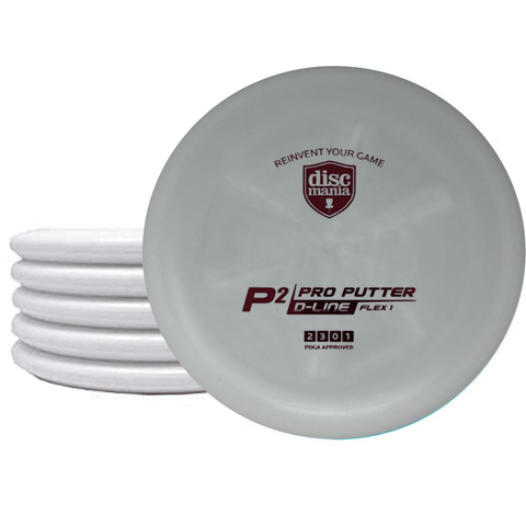 Discmania P2 (D-Line Flex 1 - 5-Putter Pack) Putt & Approach