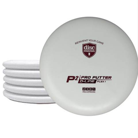 Discmania P2 (D-Line Flex 1 - 5-Putter Pack) Putt & Approach