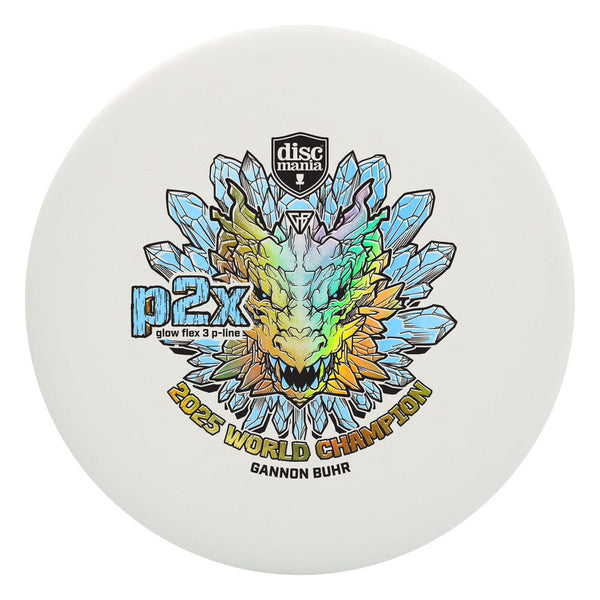 Discmania P2x (Glow Flex 3 P-Line - Gannon Buhr 2025 World Champion - Preorder ETA Early October) Putt & Approach