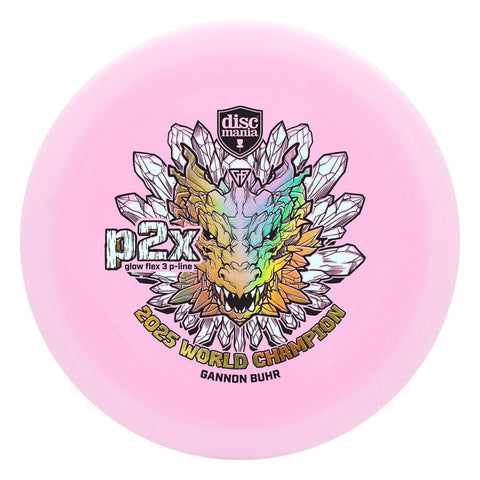 Discmania P2x (Glow Flex 3 P-Line - Gannon Buhr 2025 World Champion - Preorder ETA Early October) Putt & Approach